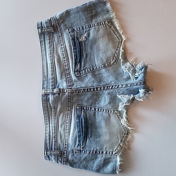 Billabong Lace-up Jean Shorts - Picture 2 of 5